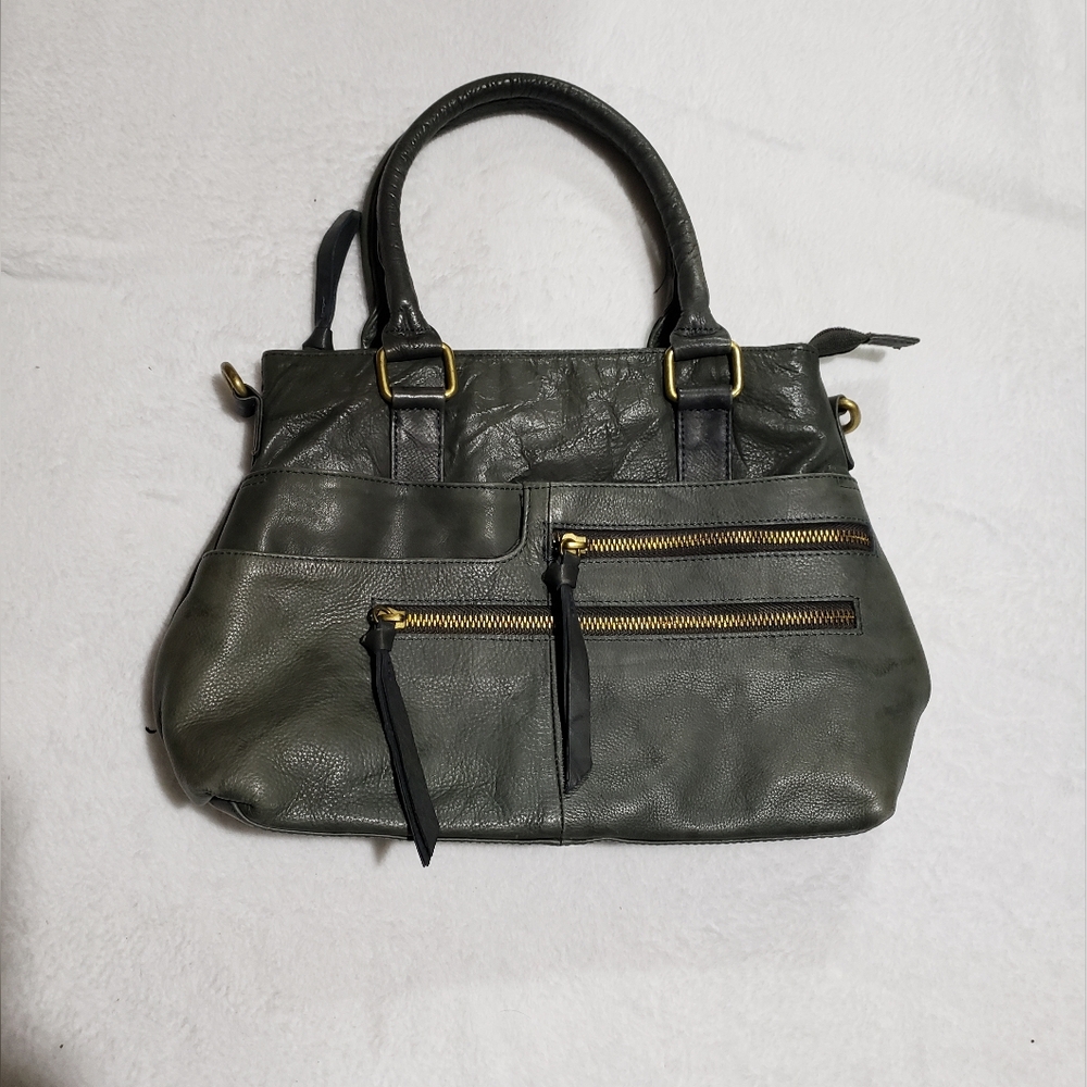 Great American Leather Works Green Purse